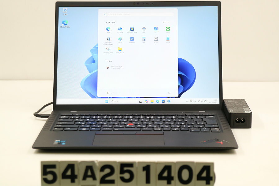 GATEWAY - Lenovo ThinkPad X1 Carbon 9th Gen Core i5 1135G7 2.4GHz/8GB/256GB(SSD)/14W/WUXGA(1920x1200)/Win11【中古】【20260422】