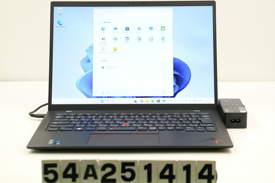 Apple - Lenovo ThinkPad X1 Carbon 9th Gen Core i5 1135G7 2.4GHz/8GB/256GB(SSD)/14W/WUXGA(1920x1200)/Win11【中古】【20260422】