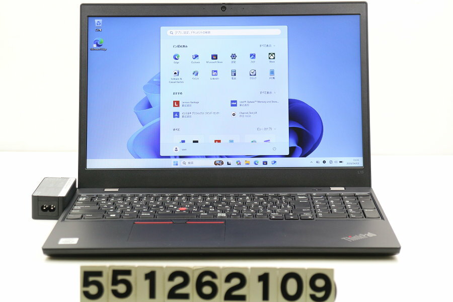 樂天商城 - Lenovo ThinkPad L15 Gen1 Core i5 10210U 1.6GHz/8GB/256GB(SSD)/15.6W/FWXGA(1366x768)/Win11【中古】【20260409】
