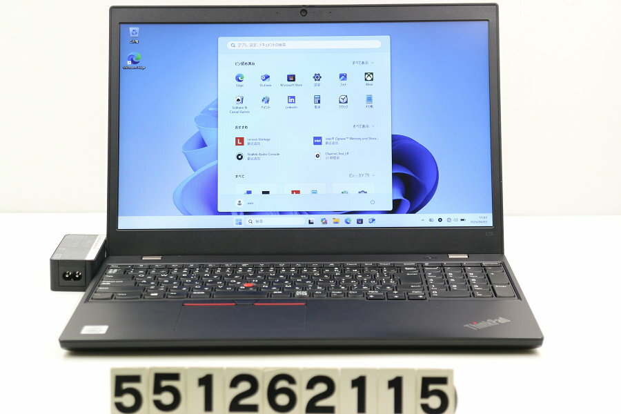 樂天商城 - Lenovo ThinkPad L15 Gen1 Core i5 10210U 1.6GHz/8GB/256GB(SSD)/15.6W/FWXGA(1366x768)/Win11【中古】【20260409】