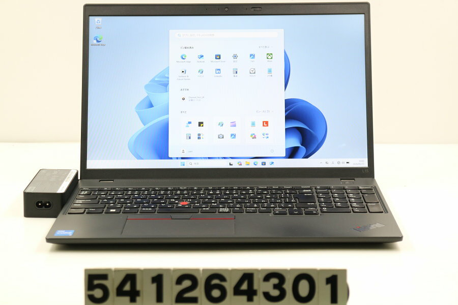 15 inches - Lenovo ThinkPad L15 Gen3 Core i5 1235U 1.3GHz/8GB/256GB(SSD)/15.6W/FHD(1920x1080)/Win11【中古】【20260513】