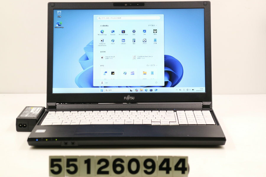 15 inches - 富士通 LIFEBOOK A579/BX Core i3 8145U 2.1GHz/8GB/256GB(SSD)/Multi/15.6W/FWXGA(1366x768)/Win11【中古】【20260513】