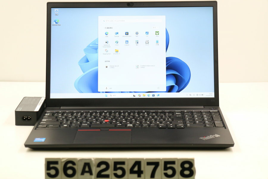 eMachines - Lenovo ThinkPad E15 Gen2 Core i5 1135G7 2.4GHz/8GB/256GB(SSD)/15.6W/FHD(1920x1080)/Win11【中古】【20260501】