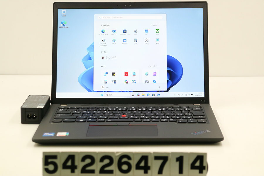 13 inches - Lenovo ThinkPad X13 Gen2 Core i7 1165G7 2.8GHz/16GB/128GB(SSD)/13.3W/WUXGA(1920x1200)/Win11【中古】【20260508】