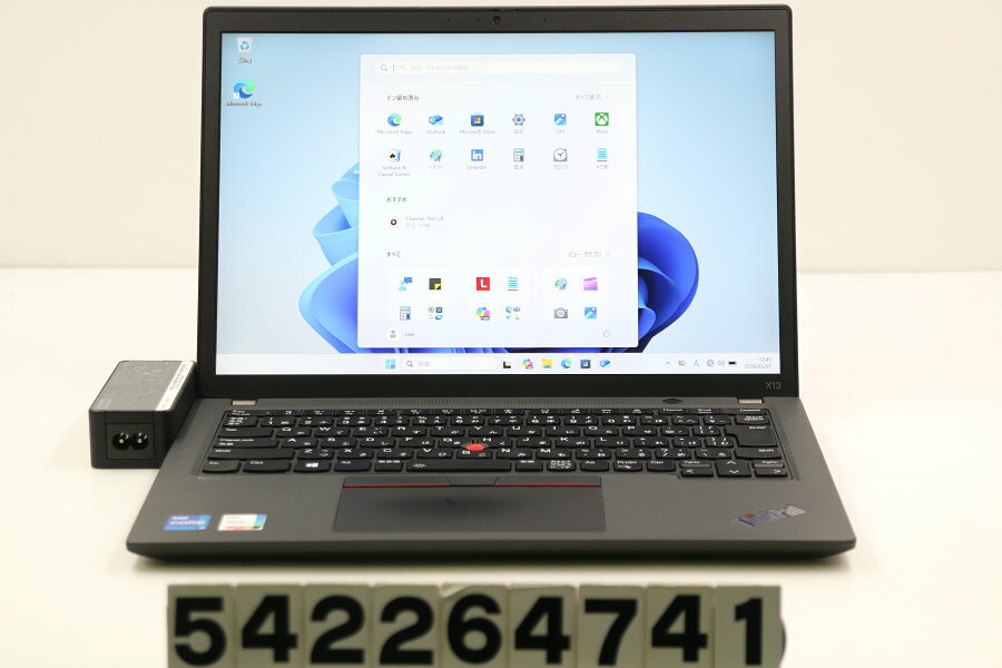 13 inches - Lenovo ThinkPad X13 Gen2 Core i7 1165G7 2.8GHz/16GB/128GB(SSD)/13.3W/WUXGA(1920x1200)/Win11【中古】【20260508】