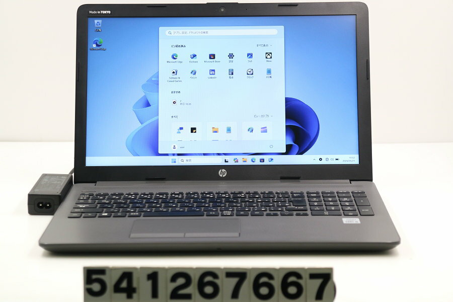 15 inches - hp 250 G7 Core i5 1035G1 1GHz/8GB/256GB(SSD)/Multi/15.6W/FWXGA(1366x768)/Win11【中古】【20260522】