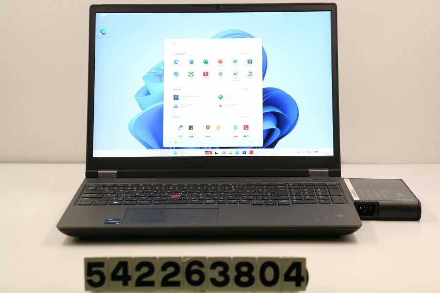15 inches - Lenovo ThinkPad P16 Gen1 Core i7 12850HX 2.1GHz/32GB/1024GB(SSD)/16W/WQUXGA(3840x2400)/Win11/NVIDIA RTXA5500(16GB)【中古】【20260520】