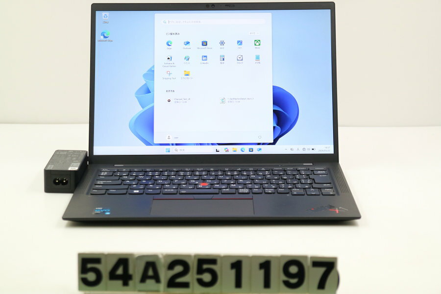 Rakuten - Lenovo ThinkPad X1 Carbon 9th Gen Core i5 1135G7 2.4GHz/8GB/256GB(SSD)/14W/WUXGA(1920x1200)/Win11【中古】【20260527】