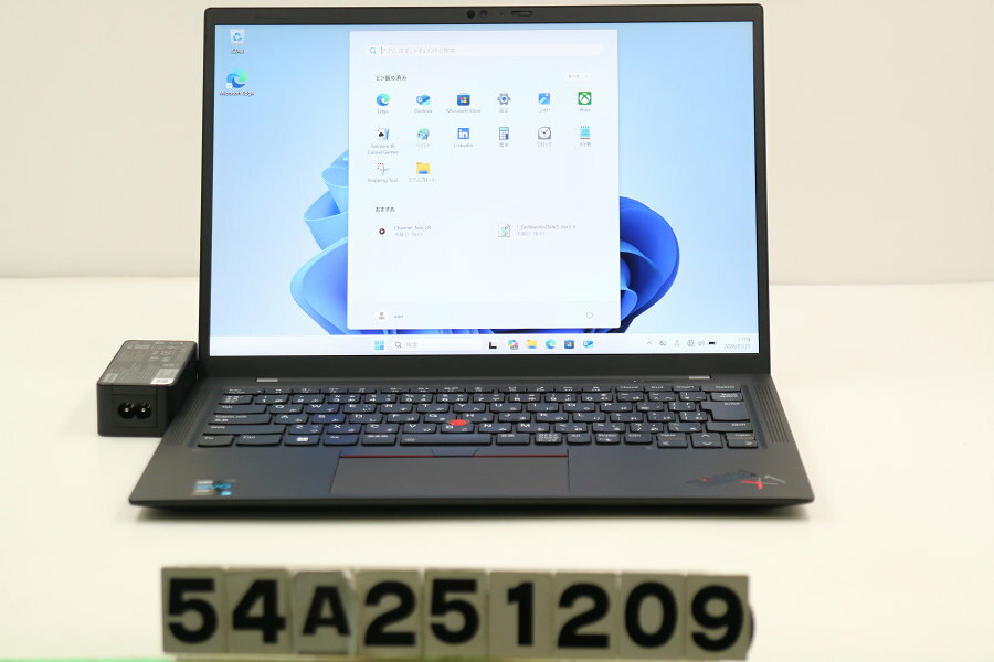 Rakuten - Lenovo ThinkPad X1 Carbon 9th Gen Core i5 1135G7 2.4GHz/8GB/256GB(SSD)/14W/WUXGA(1920x1200)/Win11【中古】【20260527】