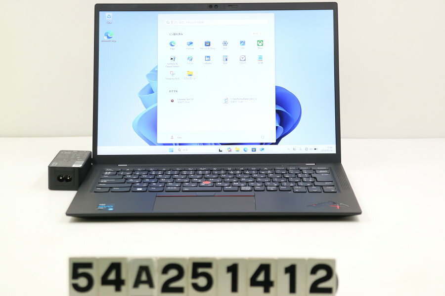 Rakuten - Lenovo ThinkPad X1 Carbon 9th Gen Core i5 1135G7 2.4GHz/8GB/256GB(SSD)/14W/WUXGA(1920x1200)/Win11【中古】【20260527】