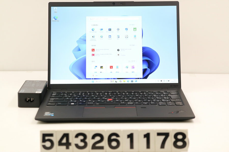 Rakuten - Lenovo ThinkPad X1 Nano Gen2 Core i5 1240P 1.7GHz/16GB/512GB(SSD)/13W/2K(2160x1350)/Win11【中古】【20260529】