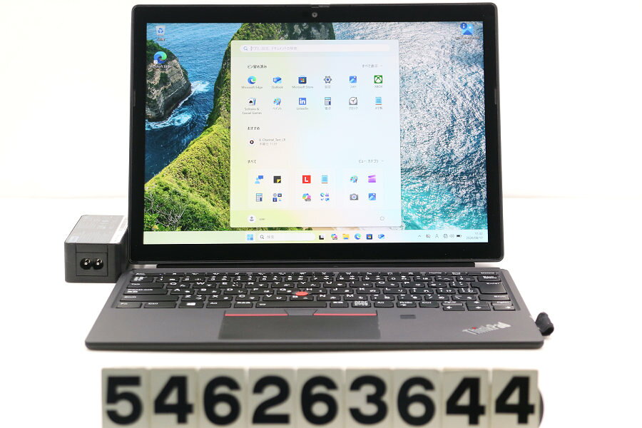 商品情報 No.546263644メーカーLenovo商品名 型番・型名ThinkPad X12 Detachable Gen1※20UVS2XQ00仕様■基本スペック　・CPU：Core i5 1130G7 1.1GHz(4コア8スレッド)　・メモリ：16384MB(変更不可)　・HDD：256GB(M.2 NVMe SSD)　・VGA：オンボード　・DRIVE：なし　・モニター：12.3インチワイドFHD(1920x1280) タッチパネルグレア液晶　・その他機能：無線LAN Bluetooth USB3.0 Webカメラ 顔認証 指紋認証 USB(Type-C) WWAN(LTE) nanoSIMスロット バックライト付キーボード　・リカバリ：11 Pro 64bitリカバリ済(OS導入済)状態・動作状況■動作：中古動作品 ※液晶パネル面：確認した限り線傷あり ※液晶表示：確認した限り目立つ表示不良なし ※バッテリ状態：充電駆動可能 ※バッテリは保証対象外となります。外観■汚れ　・外装汚れ若干有り。■シール痕　・若干あり。■傷　・外装に使用に差し支えない擦り傷がございます。■その他　・中古品のため使用に差し支えない傷、汚れがある場合がございます。　・本体内外装は清掃しておりますが、多少の汚れが残っている可能性がございます。　・本体擦り傷 シール痕 摩耗 側面擦り傷 付属タイプカバー摩耗 パームレスト擦り傷 摩耗 タッチパッド摩耗 テカリあり　・キーボード特記事項：若干摩耗あり附属品■付属品(下記に記載の物以外は付属いたしません。また、写真に掲載の無い物は付属いたしません)　・ACアダプター タイプカバー対応情報-備考　・11 Pro 64bitリカバリ済(OS導入済)※リカバリ完了しておりますので、お届け後すぐにご利用頂けます。ご注意　・掲載中の商品について、一部の在庫は各地方のPCコンフル店頭でも展示、販売しています。　・搭載されたSSDやバッテリー等に関して、お問い合わせによる追加の状態確認(健康状態や残量等)は誠に申し訳ありませんが対応いたしておりません。　・店頭で展示している関係上、ごく稀に展示中の破損や付属品の欠損等が発生する場合がございます。その際には、当店よりお客さまにご連絡させていただきます。　・その場合、代替品をご提案させていただきます。ご提案商品がご注文者様の要件に添いません場合はキャンセル対応させて頂きます。　・PCコンフルの在庫に関しましては、同時発送およびサイズによりますが同梱発送を対応させて頂けます。但し在庫が複数拠点の場合、対応がかないません。
