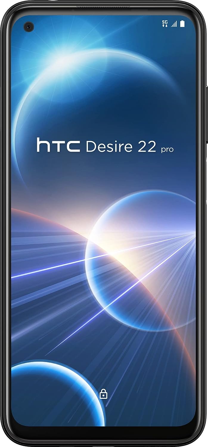 【未使用新品】白ロム SIMフリー HTC Desire 22 pro 128GB Android12 ダークオーク 2QBK200 初期化済 【m020420】【未使用】【K20230916】