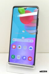 白ロム docomo SIMロック解除済 SAMSUNG Galaxy A41 64GB Android12 ブラック SC-41A 初期化済 【m022914】【中古】【K20240416】