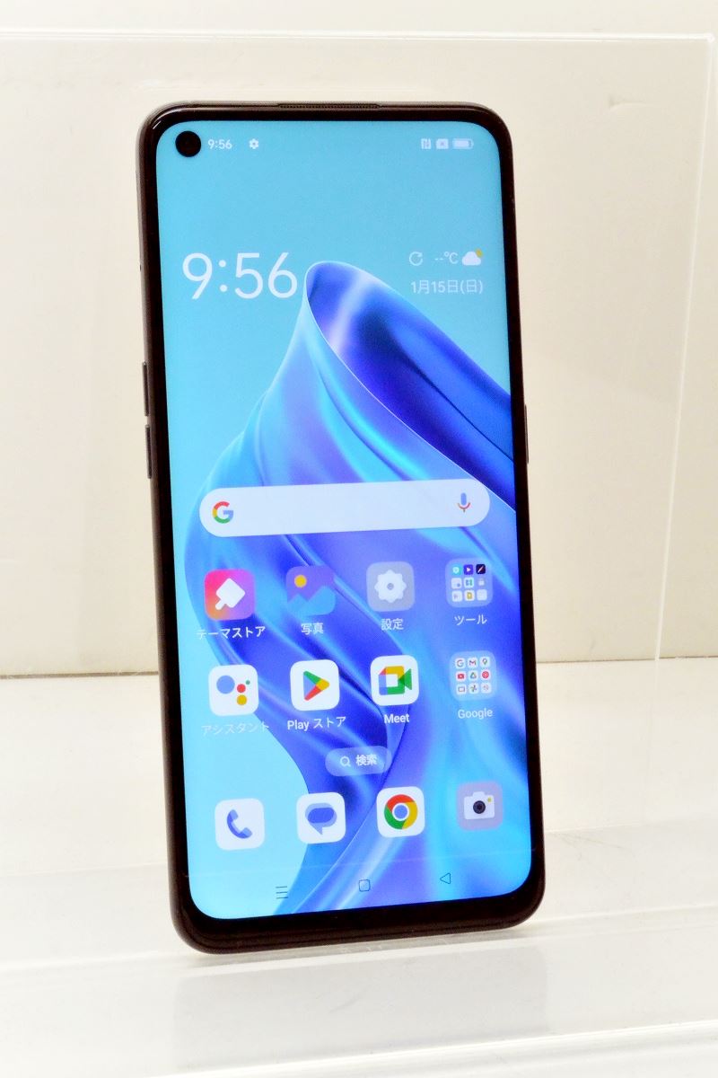 白ロム SIMフリー OPPO Reno5 A 128GB Android12 シルバーブラック CPH2199 初期化済 【m025624】【中古】【K20250118】