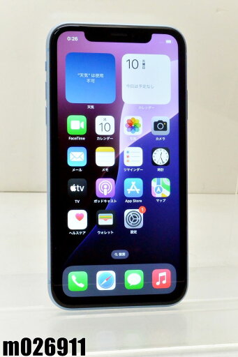 白ロム SIMフリー docomo SIMロック解除済 Apple iPhoneXR 64GB iOS18.5 ブルー MT0E2J/A 初期化済 【m026911】【中古】【K20250610】 白ロム SIMフリー docomo SIMロック解除済 Apple iPhoneXR 64GB iOS18.5 ブルー MT0E2J/A 初期化済 【m026911】【中古】【K20250610】