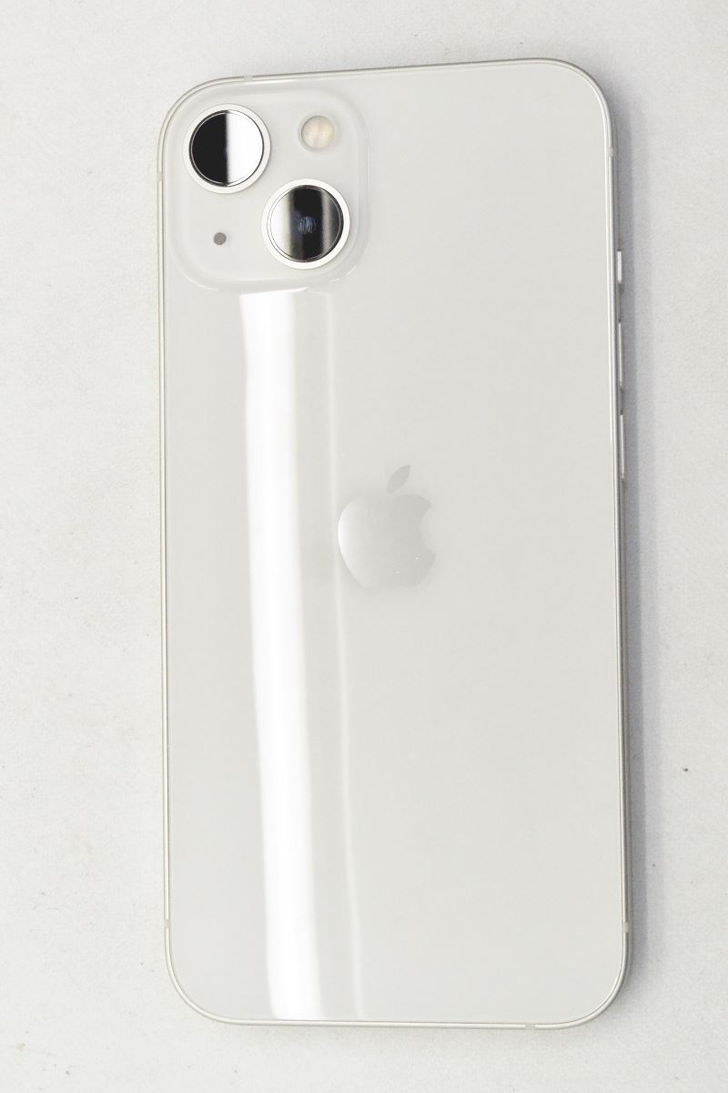 白ロム docomo SIMフリー Apple iPhone13 128GB iOS18.5 Starlight MLND3J/A 初期化済 【m027209】【中古】【K20250701】