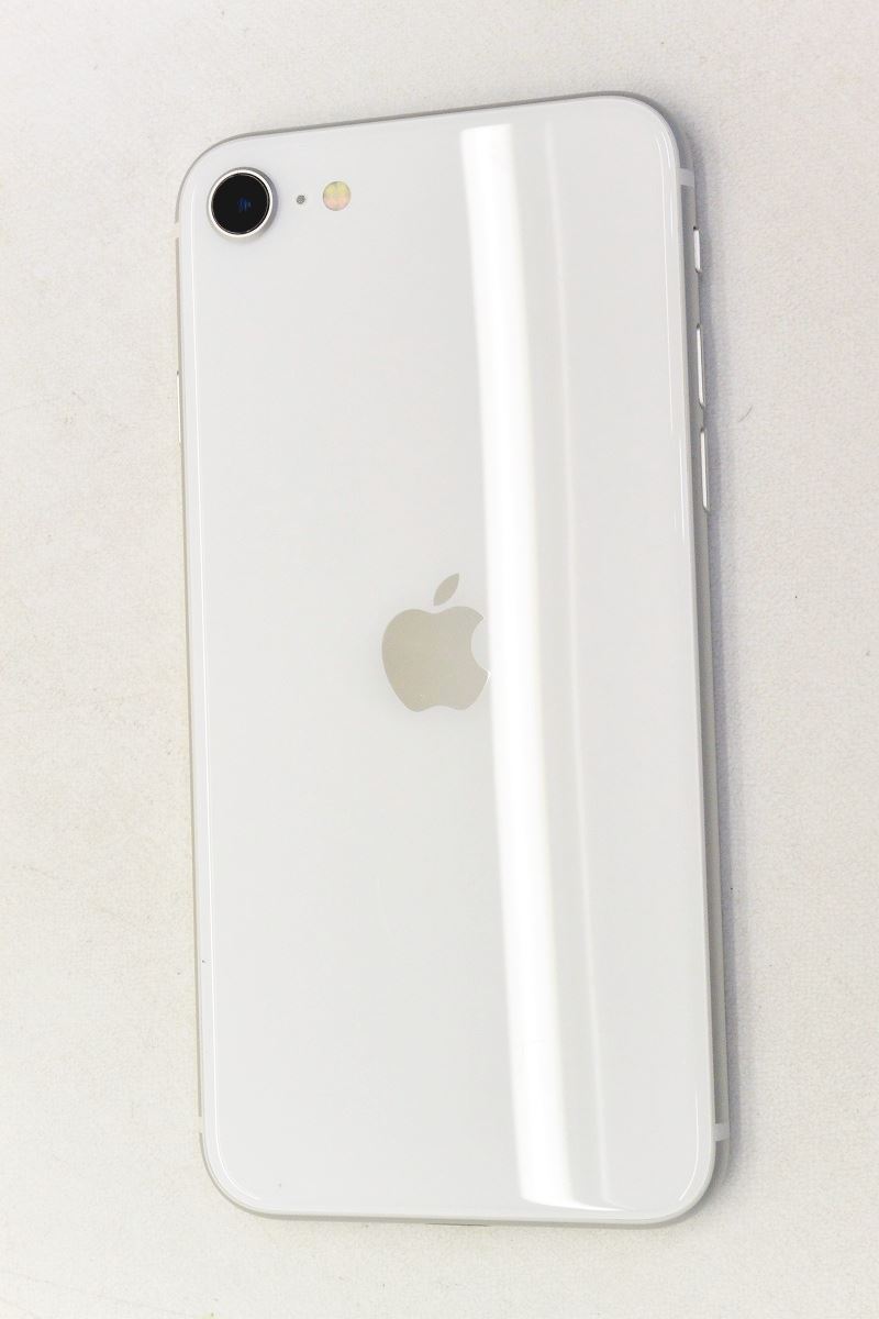 白ロム SIMフリー au SIMロック解除済 Apple iPhoneSE(第2世代) 128GB iOS18.6.1 ホワイト MHGU3J/A 初期化済 【m027826】【中古】【K20250822】
