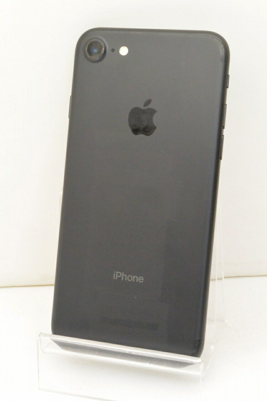 白ロム SIMフリー au SIMロック解除済 Apple iPhone7 32GB iOS15.8.4 Black MNCE2J/A 初期化済 【m028377】【中古】【K20251120】