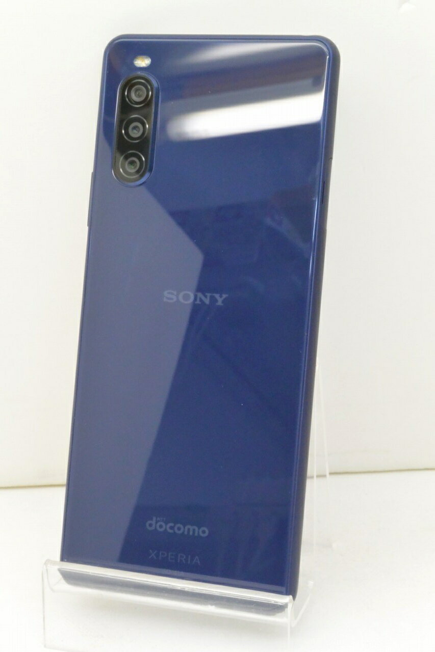 白ロム docomo SIMロック解除済 SONY Xperia 10 II 64GB Android12 ブルー SO-41A 初期化済 【m028566】【中古】【K20251125】