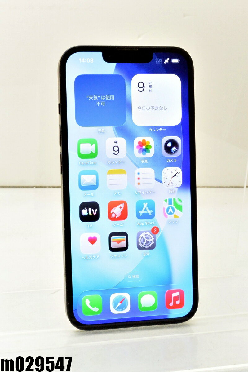 白ロム docomo SIMフリー Apple iPhone14 256GB iOS26.2 Midnight MPVW3J/A 初期化済 【m029547】【中古】【K20260109】