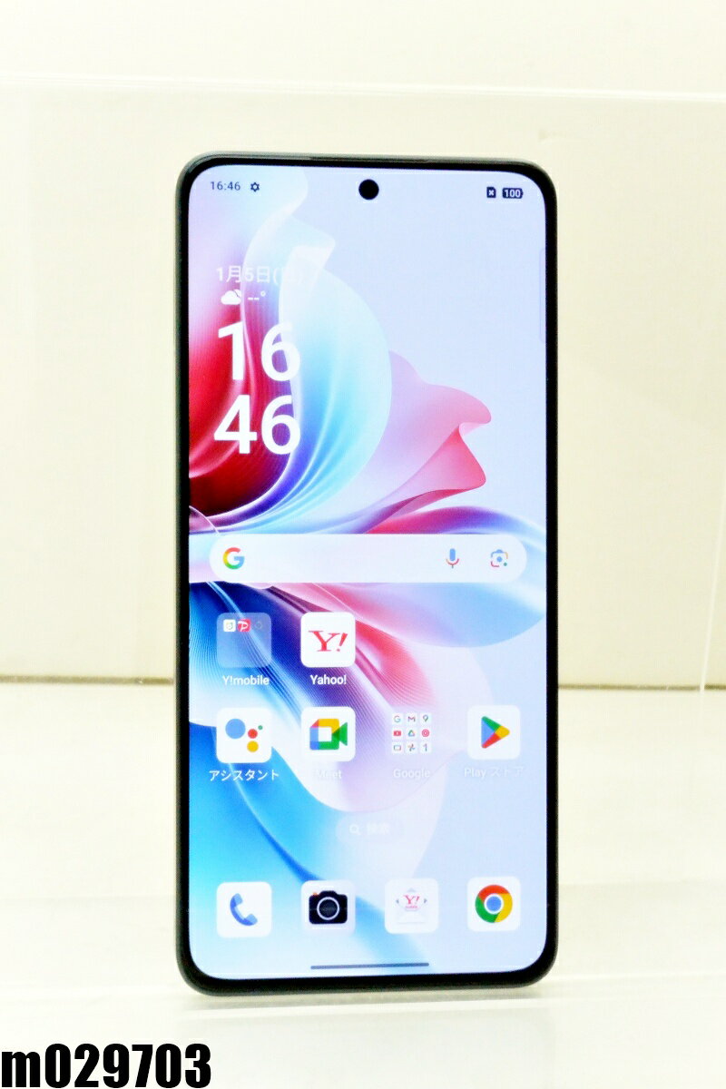 樂天商城 - 白ロム Y!mobile SIMフリー OPPO Reno11 A 128GB Android15 ダークグリーン A401OP 初期化済 【m029703】【中古】【K20260203】