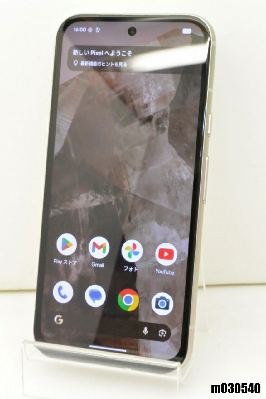 樂天商城 - 白ロム au SIMフリー Google Pixel 8a 128GB Android16 Porcelain G576D 初期化済 【m030540】【中古】【K20260401】