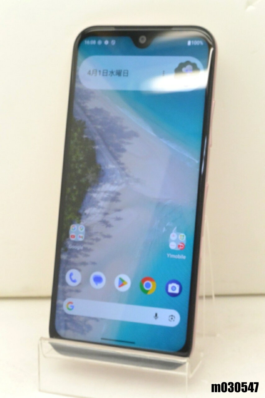 樂天商城 - 白ロム Y!mobile SIMフリー KYOCERA Android One S10 64GB Android15 ピンク S10-KC 初期化済 【m030547】【中古】【K20260401】