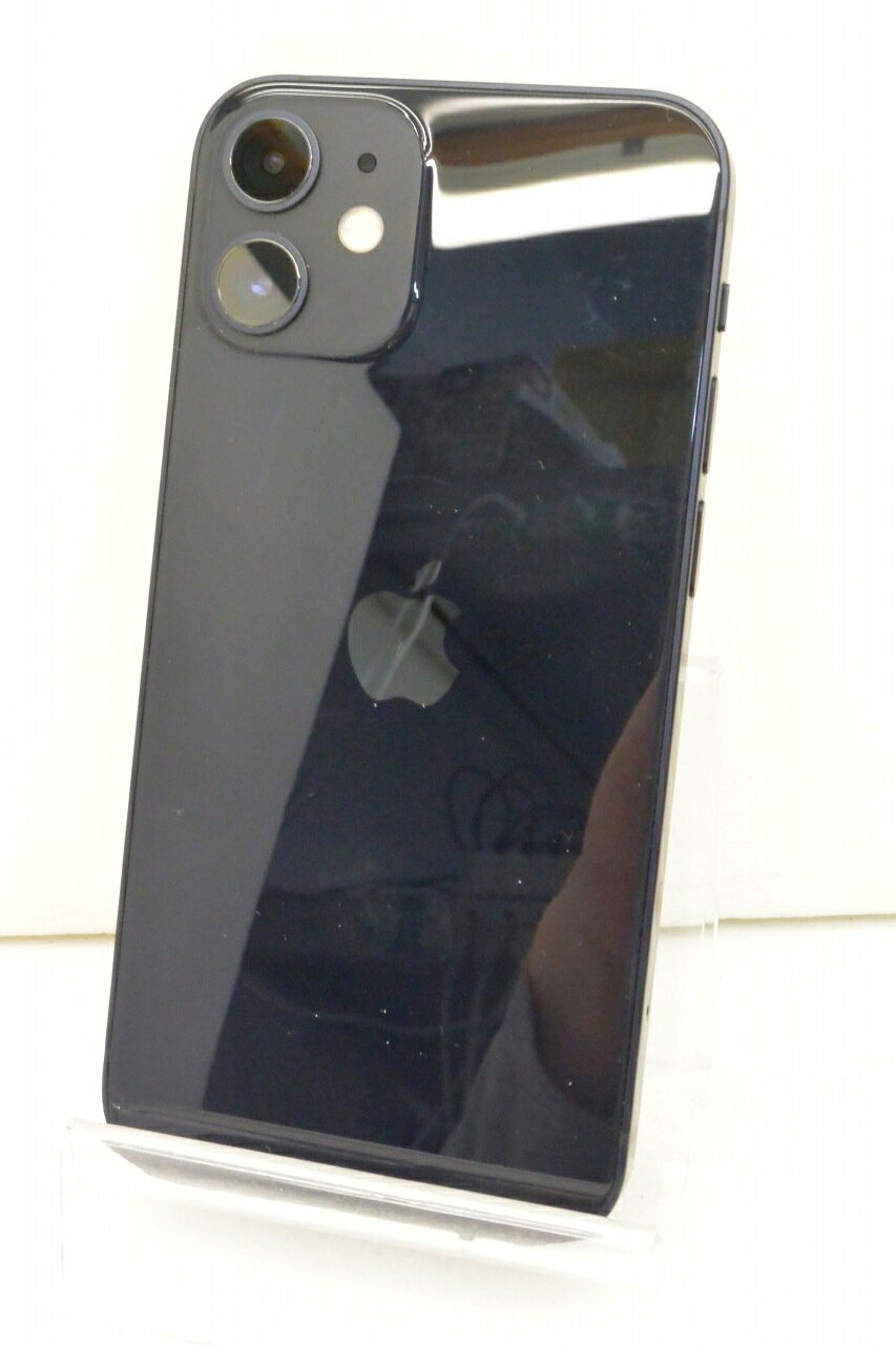 PCコンフルプレミアム楽天市場店の白ロム SIMフリー docomo SIMロック解除済 Apple iPhone12 mini 128GB iOS26.4.2 ブラック MGDJ3J/A 初期化済 【m030751】【中古】【K20260427】｜アングル2