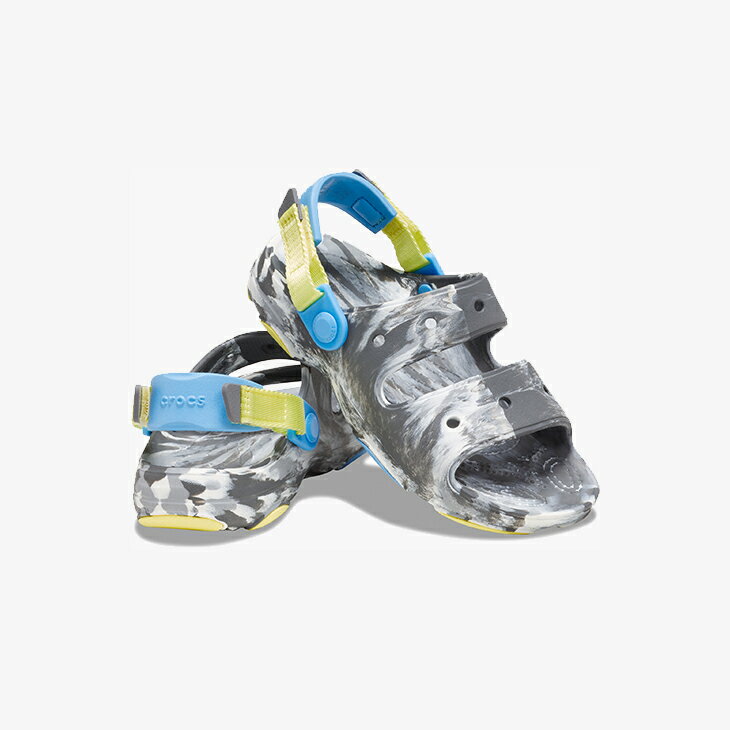 クロックス サンダル 《Ks》 Classic All Terrain Marbled Sandal K クラシック オールテレイン マーブルド サンダル キッズ 《キッズ》 2