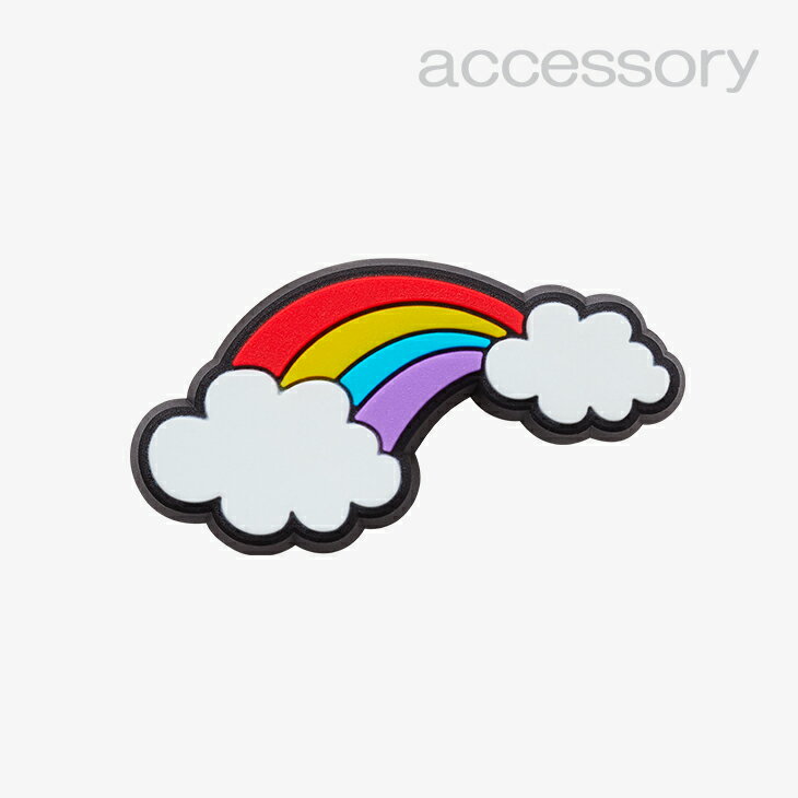 シューズ アクセサリー_1160 《クロックス チャーム》 Rainbow with Clouds #10009423
