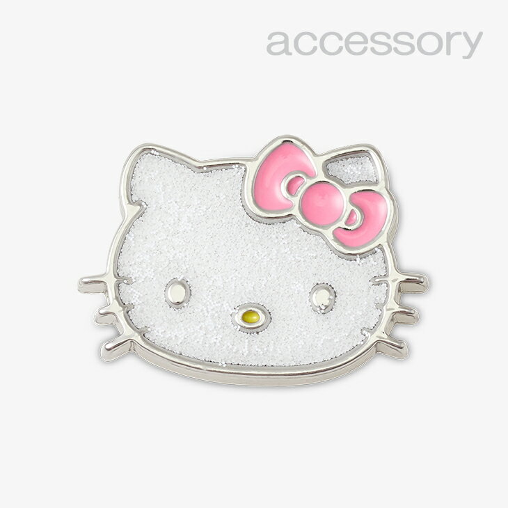 シューズ アクセサリー_1183 《クロックス チャーム》 Hello Kitty Glitter Cat #10010624