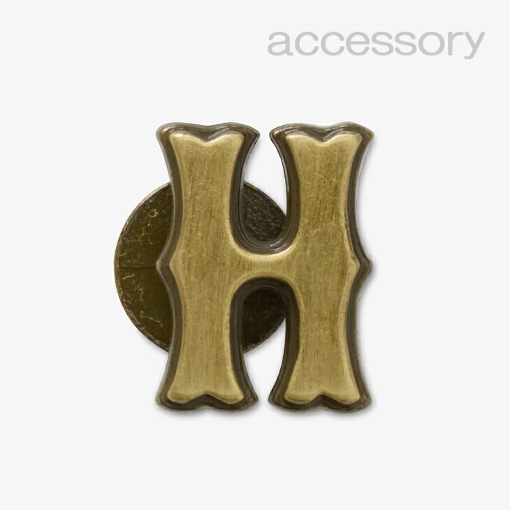 シューズ アクセサリー_1256 《クロックス チャーム》 Western Letter H #10018709