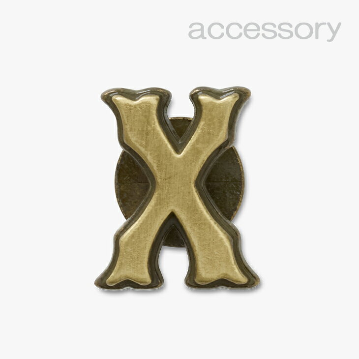 シューズ アクセサリー_1272 《クロックス チャーム》 Western Letter X #10018725