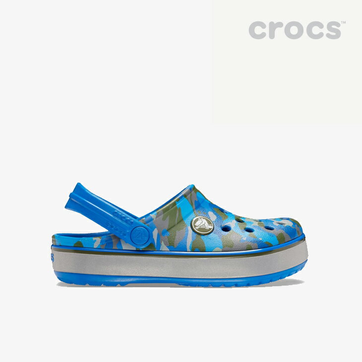 クロックス サンダル 《Ks》 Crocband Camo Reflect Band Clog Kids クロックバンド カモ リフレクト バンド クロッグ 《キッズ》