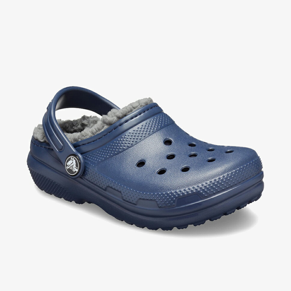 ・クロックス ボア《キッズ》クラシック ラインド クロッグ/ネイビー チャコール/ CROCS/Classic Lined Clog - W.Clog/Navy Charcoal #