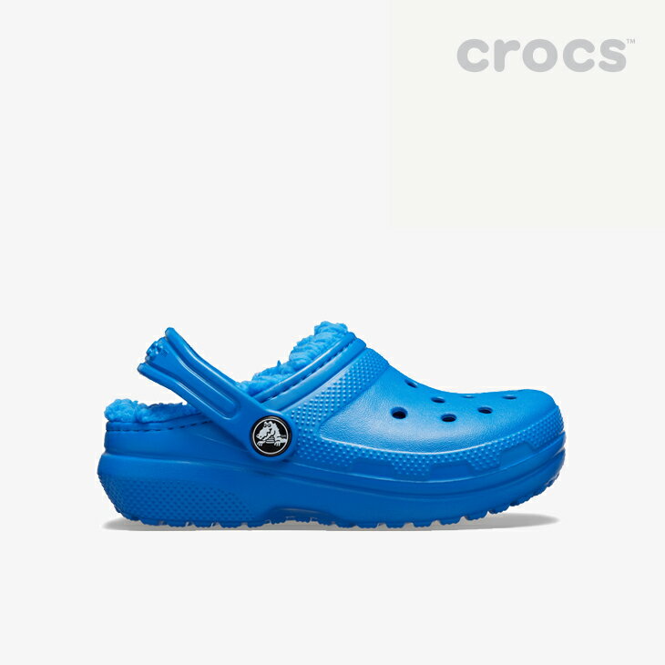 ・クロックス ボア《キッズ》クラシック ラインド クロッグ/ブライトコバルト ブライトコバルト/ CROCS/Classic Lined Clog - W.Clog/Bright Cobalt Bright Cobalt #