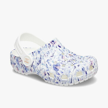 ▲-40%▼ クロックス《キッズ》リバティ ロンドン X クロックス クラシック クロッグ/ホワイト/ CROCS/Liberty London X Crocs Classic Clog/White #サンダル シューズ スリッパ オフィス ナース シャワーサンダル