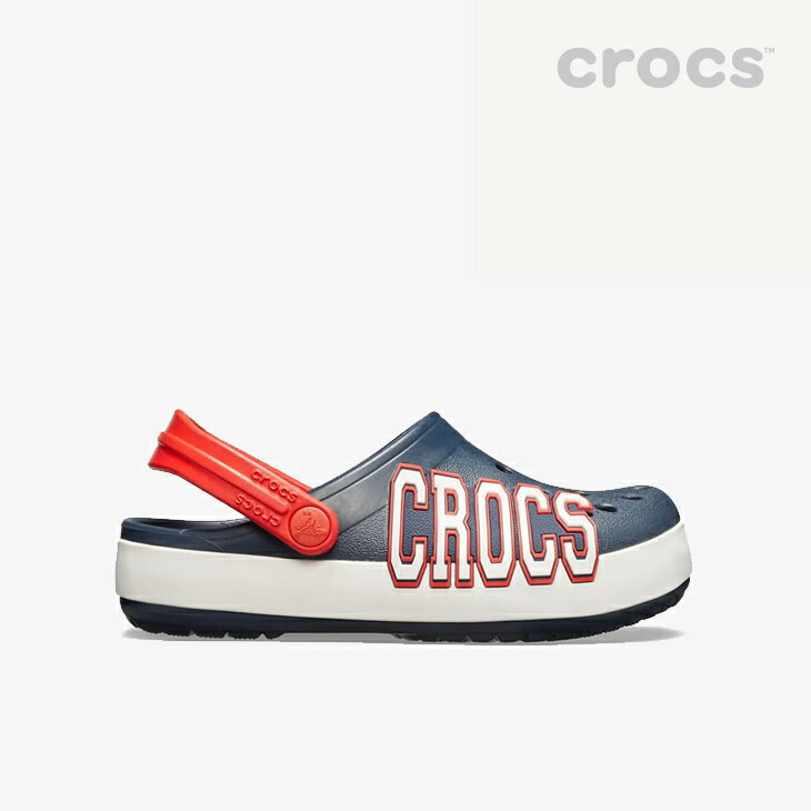 ・クロックス《キッズ》クロックバンド ロゴ クロッグ /ネイビー/ CROCS/K Crocband Logo Clog/Navy #