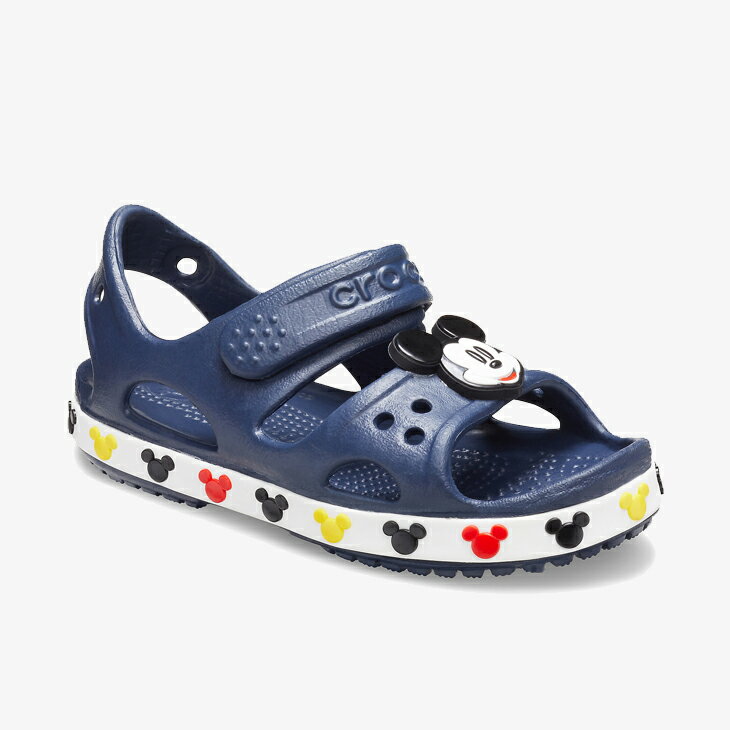 ・クロックス《キッズ》ファンラブ クロックバンド 2.0 ディズニー ミッキー サンダル/ネイビー/ CROCS/Fun Lab CB 2.0 Disney Mickey Sandal - Sandal/ #