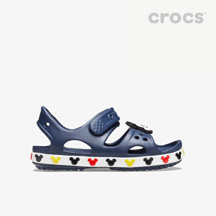 ・クロックス《キッズ》ファンラブ クロックバンド 2.0 ディズニー ミッキー サンダル/ネイビー/ CROCS/Fun Lab CB 2.0 Disney Mickey Sandal - Sandal/ #