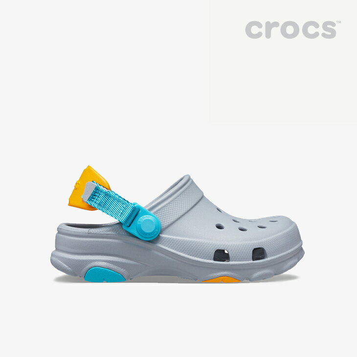 ・クロックス《キッズ》クラシック オール テレイン クロッグ/ライトグレー/ CROCS/K Classic All Terrain Clog/LightGrey #