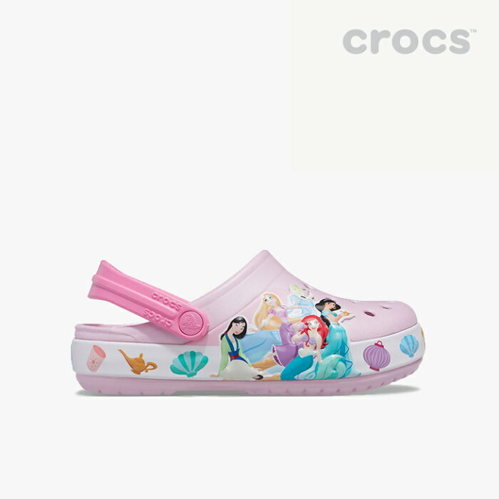 ・クロックス《キッズ》ファン ラブ ディズニー プリンセス ライツ クロッグ/バレリーナピンク/ CROCS/K Fun Lab Disney Princess Lights Clog/BallerinaPink #