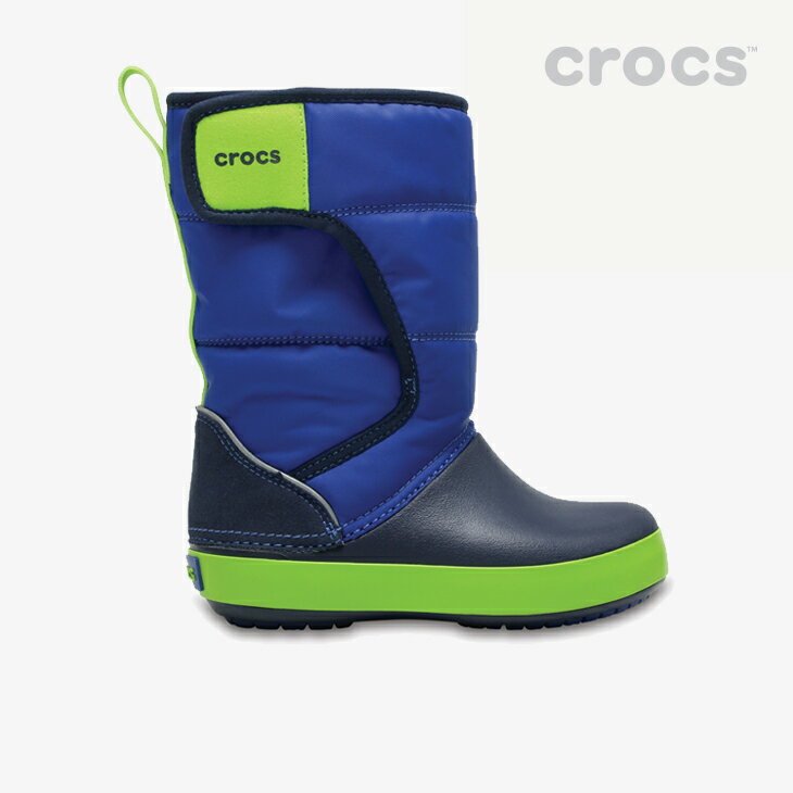 ・クロックス《キッズ》ロッジポイント スノーブーツ/ブルージーン ネイビー/ CROCS/K Lodgepoint Snow Boot - Boot/Blue Jean Navy #