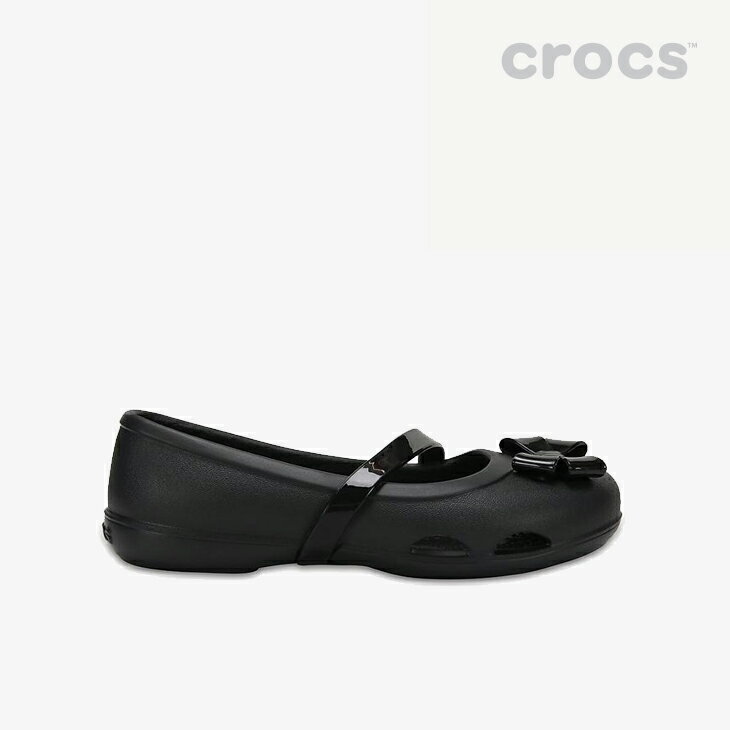 ・クロックス《キッズ》リナ フラット/ブラック/ CROCS/K Lina Flat/Black #