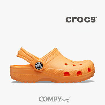 ▲-40%▼ クロックス《キッズ》クラシック キッズ/カンタループ/ CROCS/ Classic Kids/Cantaloupe #サンダル シューズ スリッパ オフィス ナース シャワーサンダル