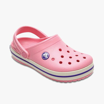 ・クロックス《キッズ》クロックバンド/ ピオニーピンク スタッコ/ Crocs/ Crocband Ks/ Peony Pink Stucco #サンダル ビーサン スポーツ アウトドア シューズ