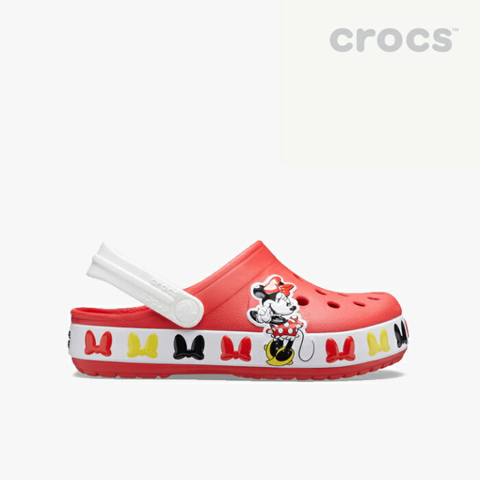 ・クロックス《キッズ》ファンラブ ディズニー ミ二ー バンド クロッグ /フレーム/ CROCS/K Fun Lab Disney Minnie Band Clog/ #