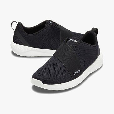 ・クロックス《メンズ》ライトライド モドフォーム スリップオン/ブラック ホワイト/ CROCS/Literide Modform Slip-On/Black White #スニーカー シューズ ランニング スポーツ アウトドア