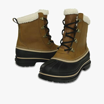 *▲スーパーSALE 半額以上!▼ クロックス《メンズ》オールキャスト 2.0 ブーツ/ウィートxブラック/ CROCS/Allcast 2.0 Boot - Boot/WheatxBlack #